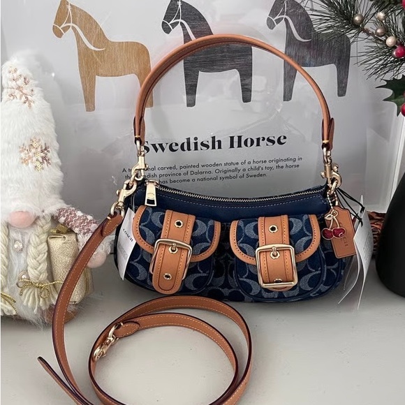 Coach Ashton bag in signature denim CY700 NWT